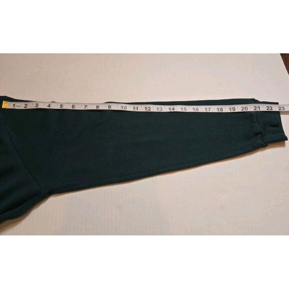 Bobbie Brooks Turtleneck Top Dark Green Long Sleeve XL Christmas Reindeer Teache - Picture 8 of 10